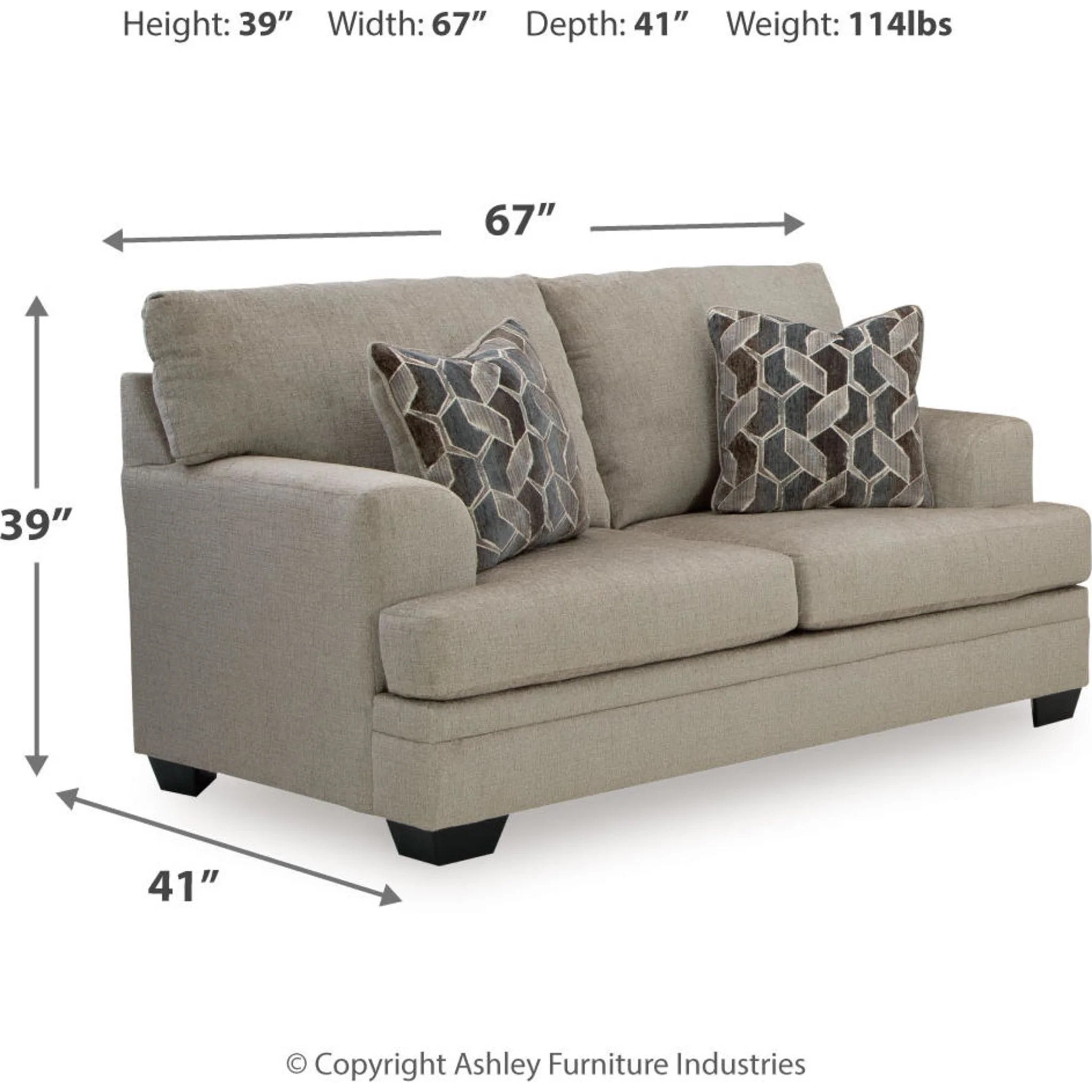 Stonemeade Loveseat - Image 43