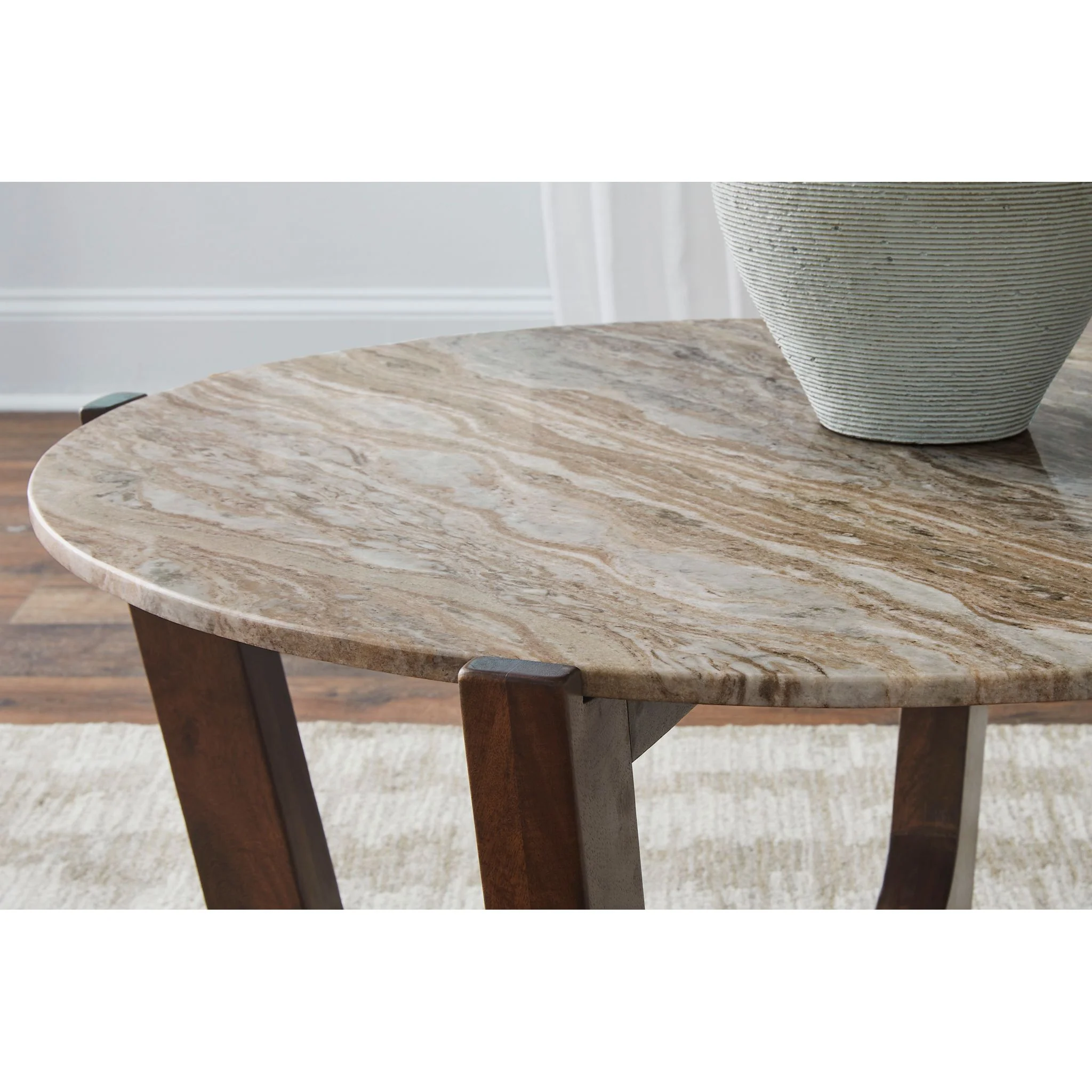 Tanidore Coffee Table - Warm Brown - Image 4