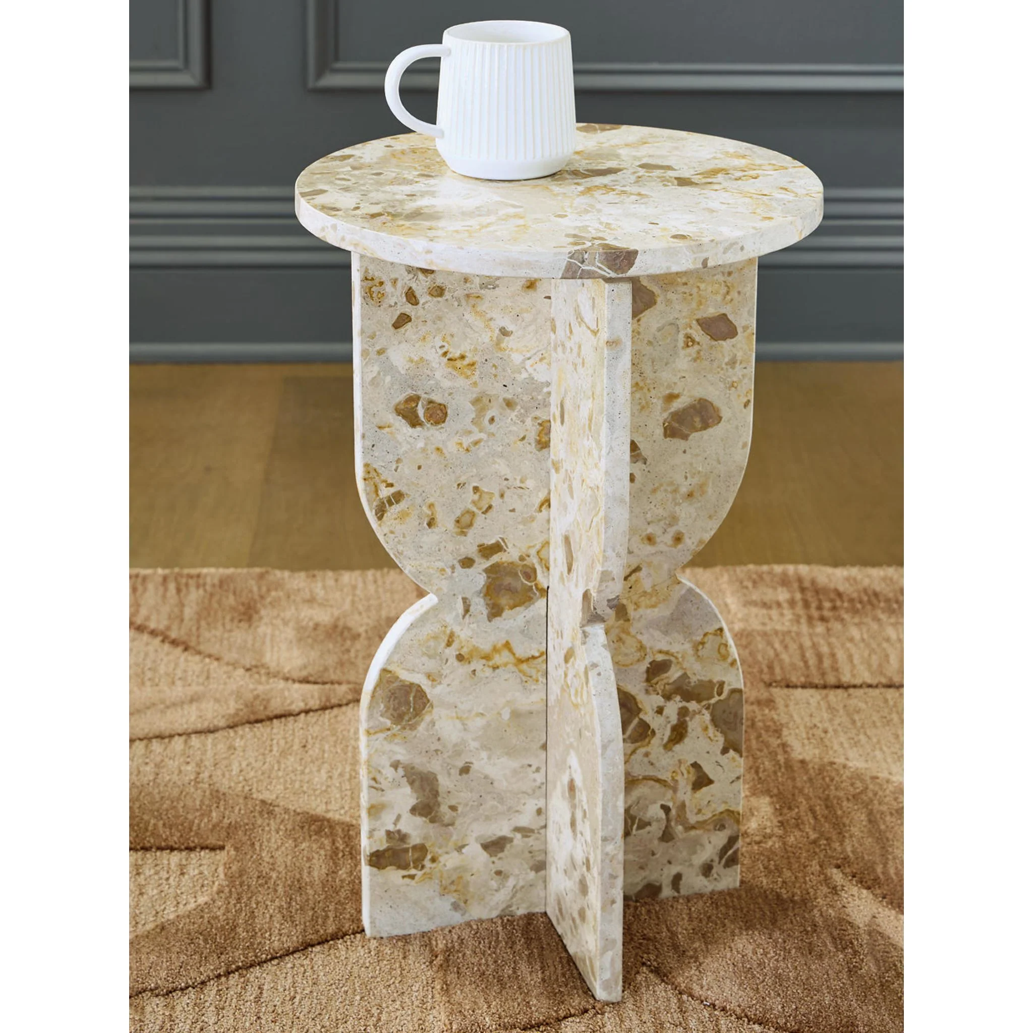 Treygan Accent Table - Beige - Image 2