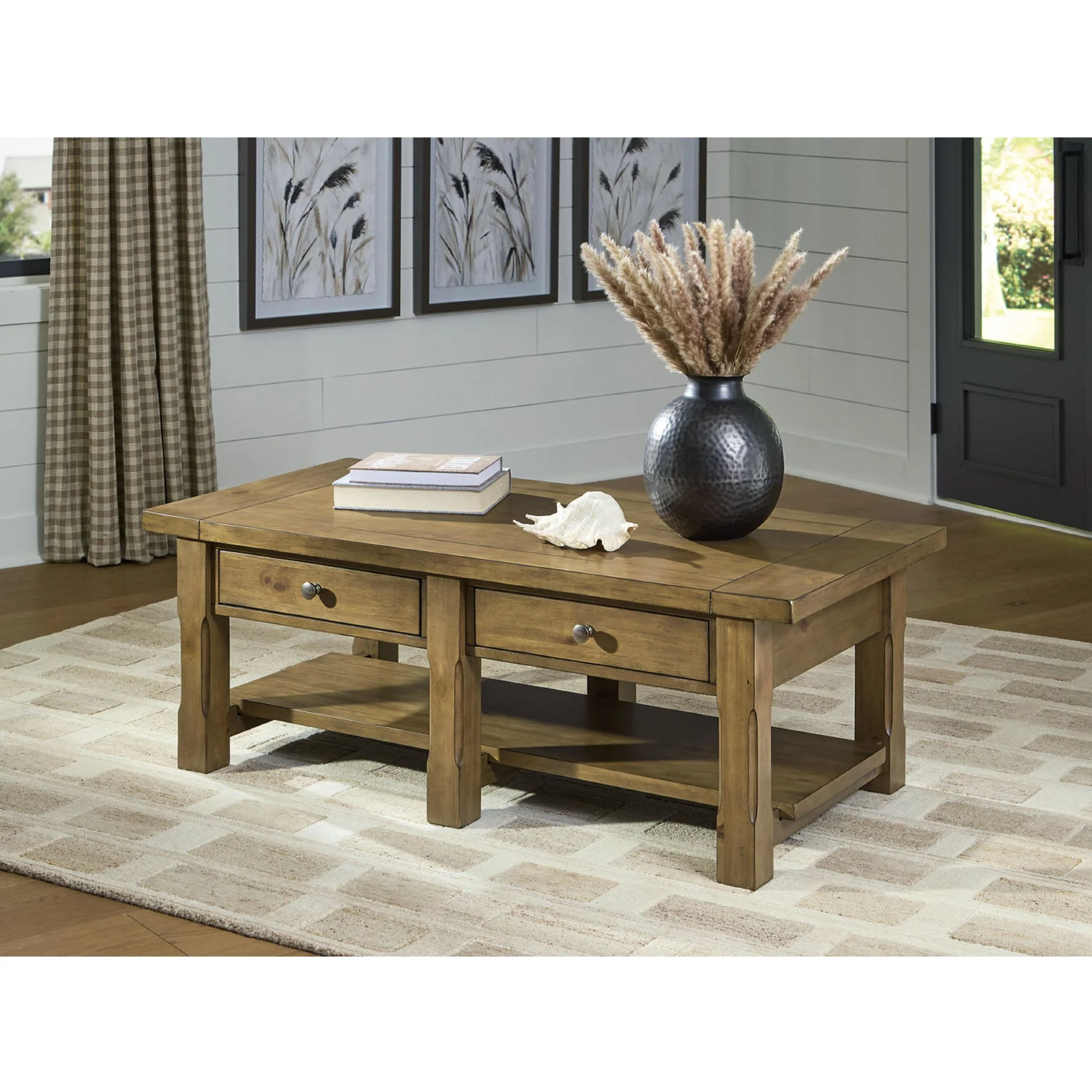 Vandenmore Coffee Table - Medium Brown - Image 2
