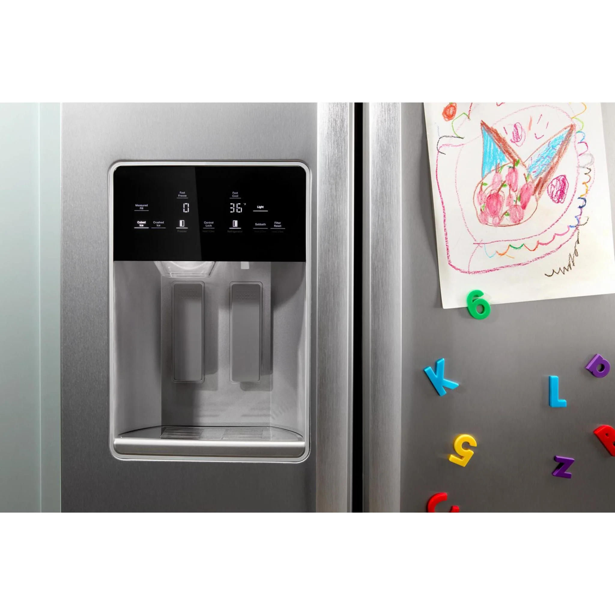 Whirlpool 36-inch Counter Depth Side-by-Side Refrigerator with TruCoolSystem -Black (WRSC5536RB) - Image 12