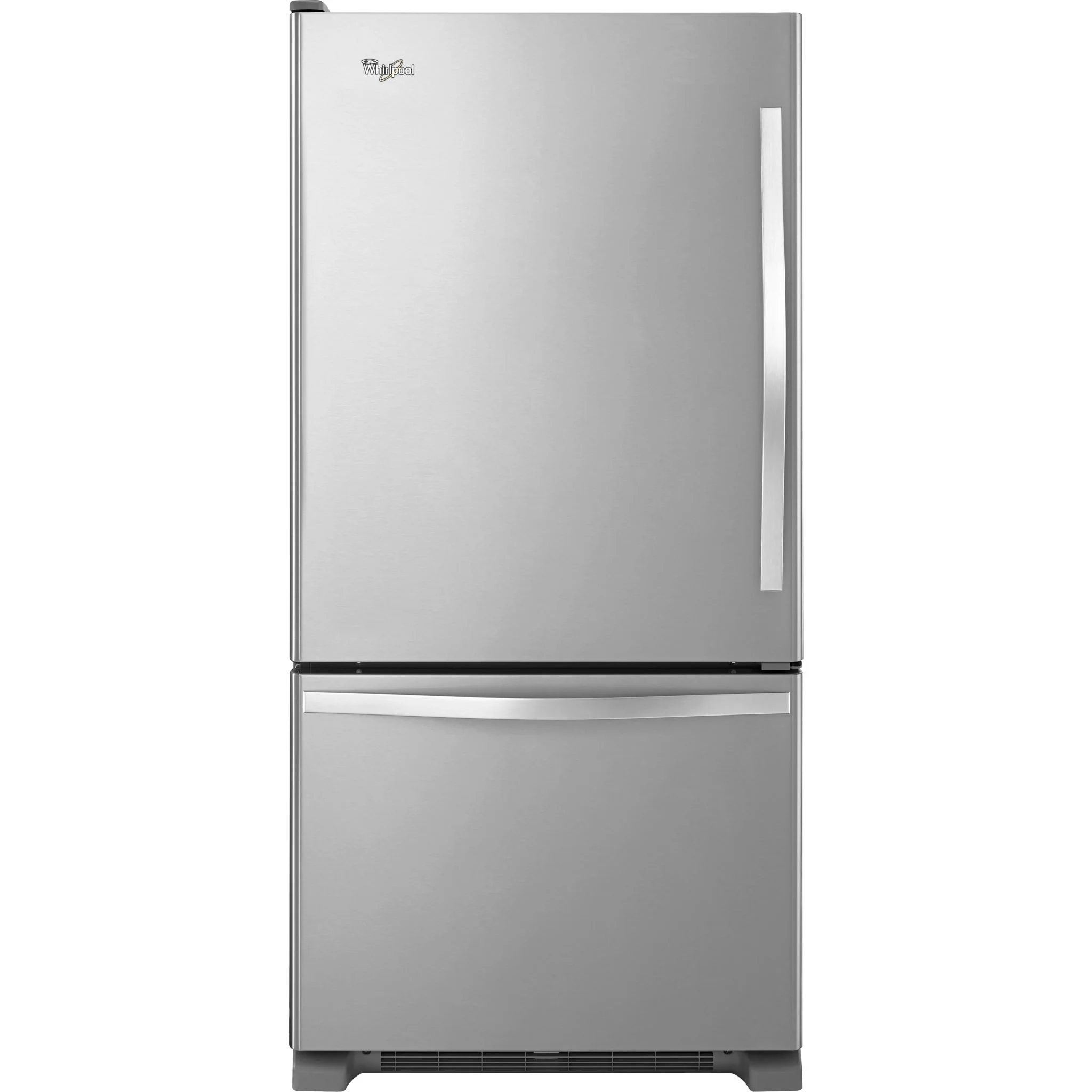 Whirlpool 19 cu. ft. Bottom-Freezer Refrigerator with Freezer Drawer - Monochromatic Stainless Steel (WRB329LFBM) - Image 5