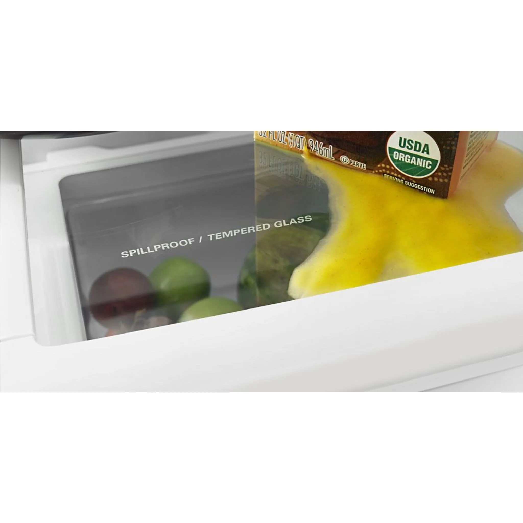 Whirlpool 19 cu. ft. Bottom-Freezer Refrigerator with Freezer Drawer - Stainless Steel (WRB329RFBM) - Image 6