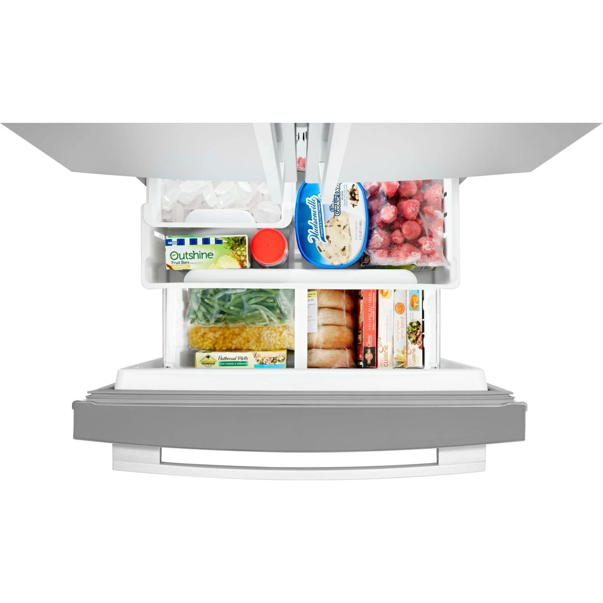 Whirlpool 30-inch Wide French Door Refrigerator - 20 cu. ft. -Stainless Steel (WRF560SMHZ) - Image 14