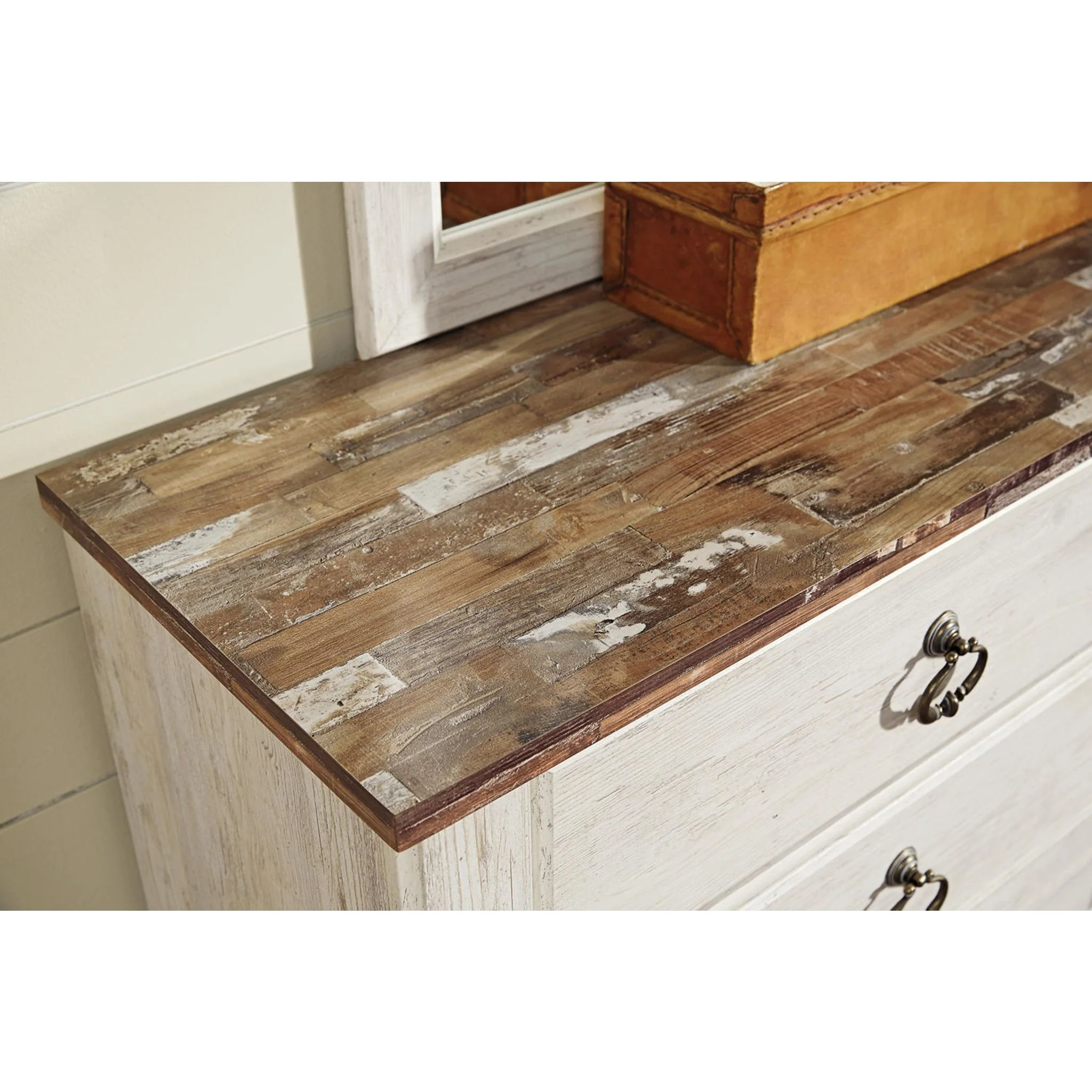 Willowton Nightstand - Whitewash - Image 19